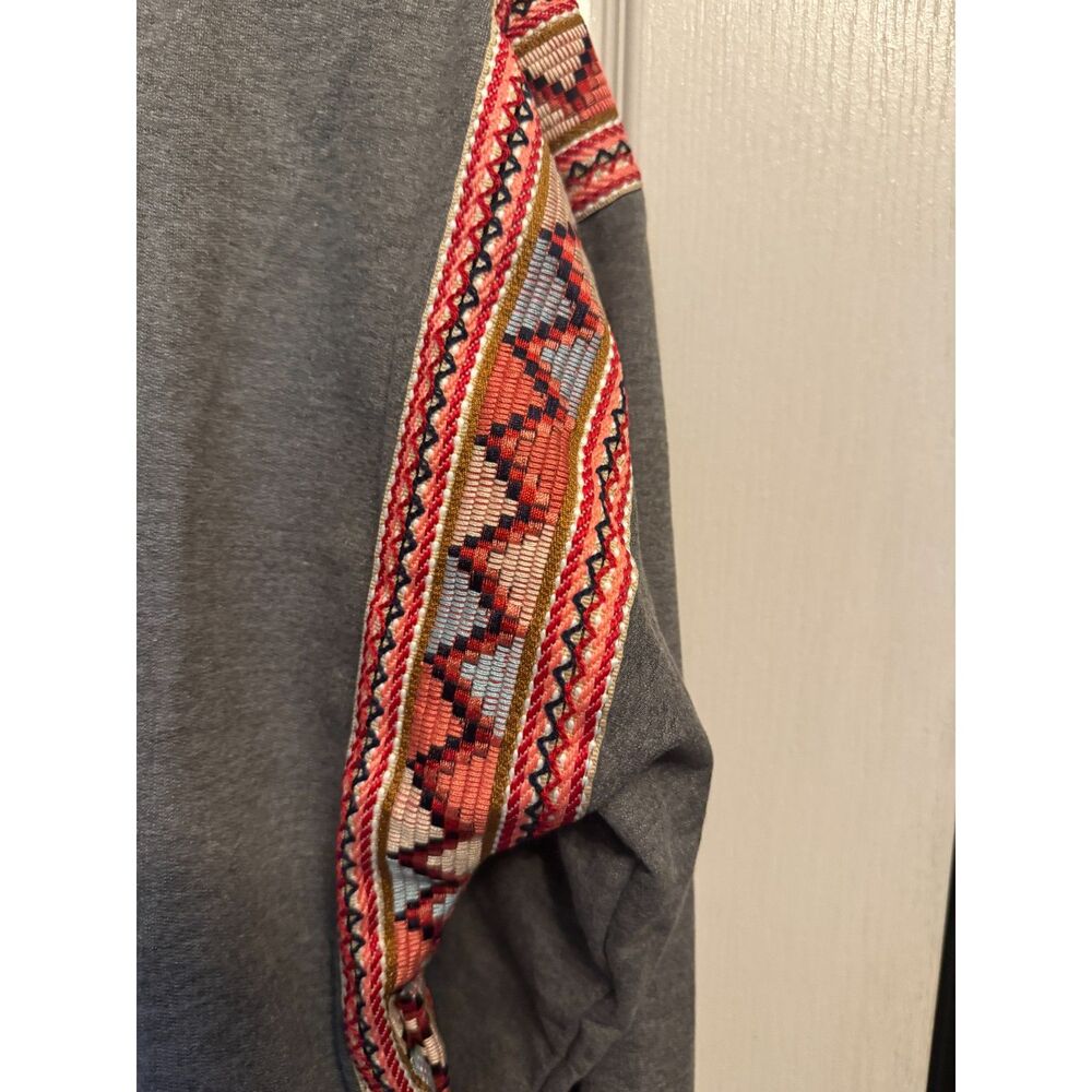 Charcoal oversized grey crewneck light sweatshirt